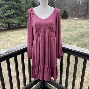 Torrid dress soft jersey tiered ruffles western boho festival peasant flowy 1